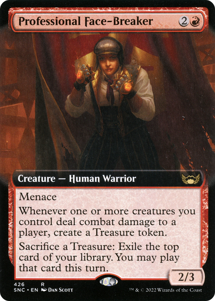Image of Professional Face-Breaker (Extended Art) [Streets of New Capenna]