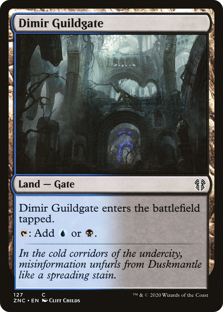 Image of Dimir Guildgate [Zendikar Rising Commander]
