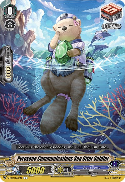 Image of Pyroxene Communications Sea Otter Soldier (V-EB12/064EN) [Team Dragon's Vanity]