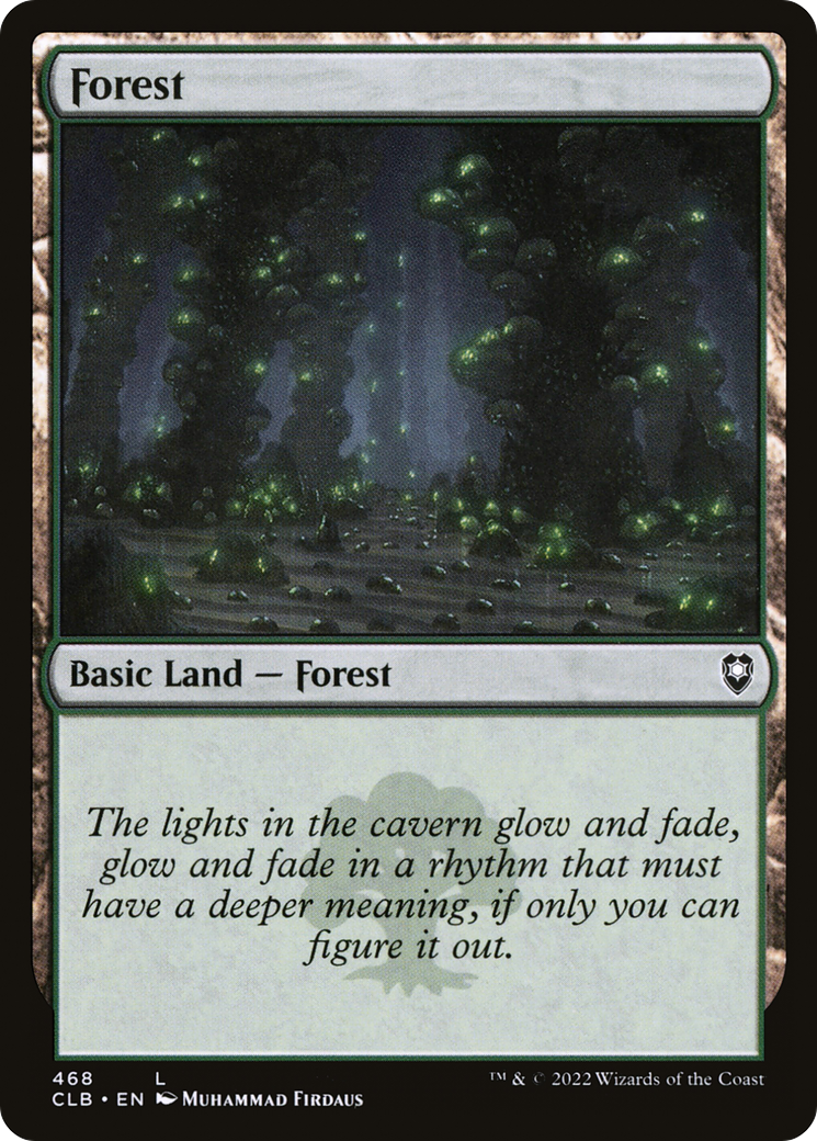 Image of Forest (468) [Commander Legends: Battle for Baldur's Gate]