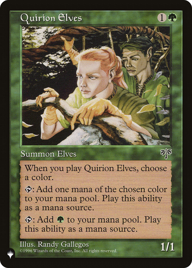 Image of Quirion Elves [The List]