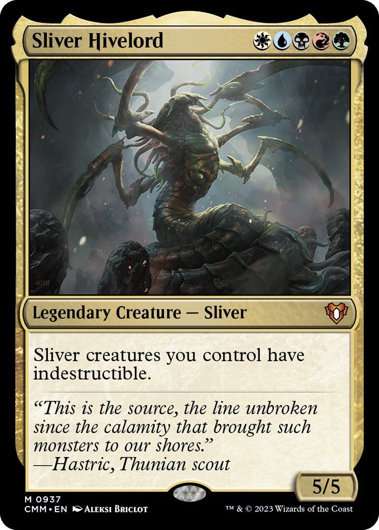 Image of Sliver Hivelord [Commander Masters]