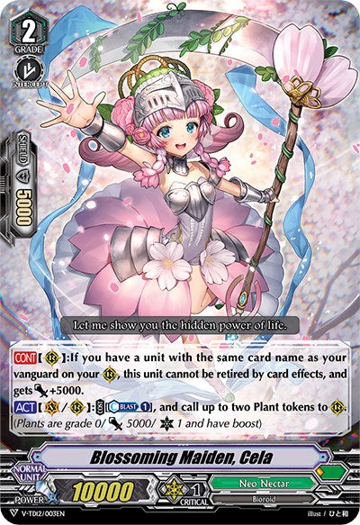 Image of Blossoming Maiden, Cela (V-TD12/003EN) [Ahsha]