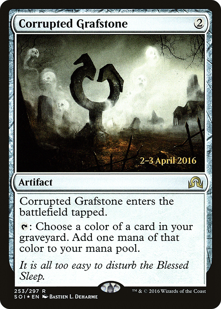 Image of Corrupted Grafstone [Shadows over Innistrad Prerelease Promos]