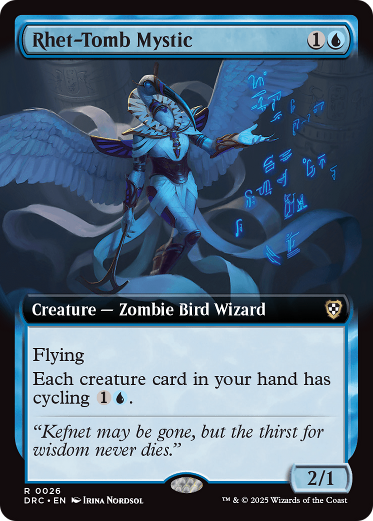 Image of Rhet-Tomb Mystic (Extended Art) [Aetherdrift Commander]