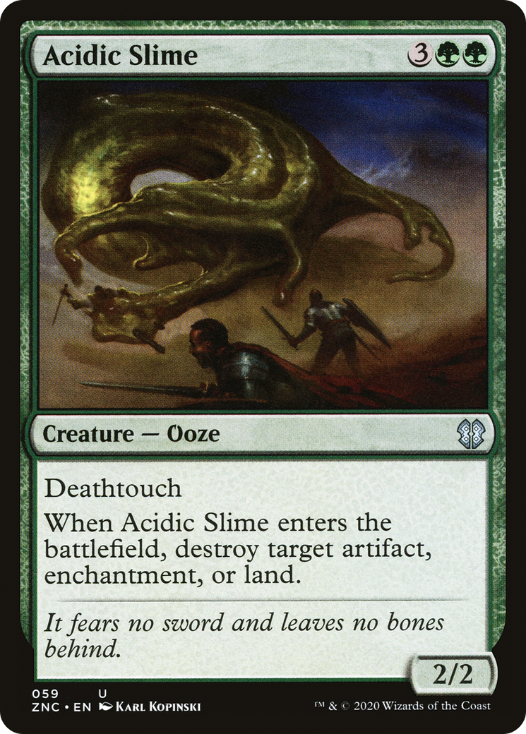 Image of Acidic Slime [Zendikar Rising Commander]