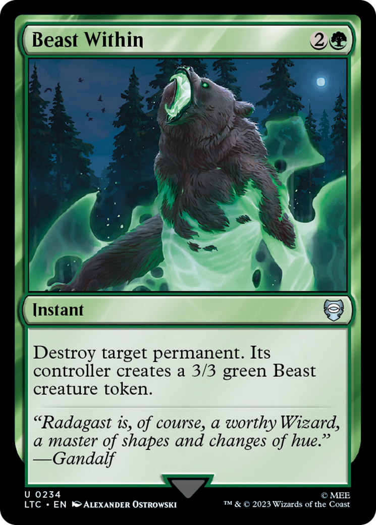 Image of Beast Within [The Lord of the Rings: Tales of Middle-Earth Commander]