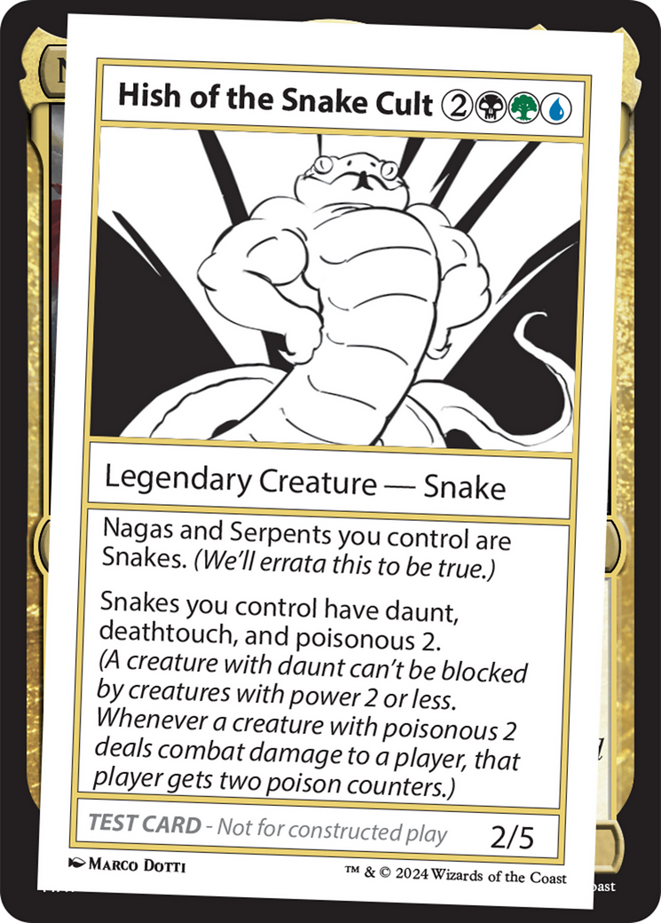 Image of Hish of the Snake Cult [Mystery Booster 2 Playtest Cards]