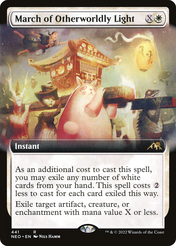 Image of March of Otherworldly Light (Extended Art) [Kamigawa: Neon Dynasty]
