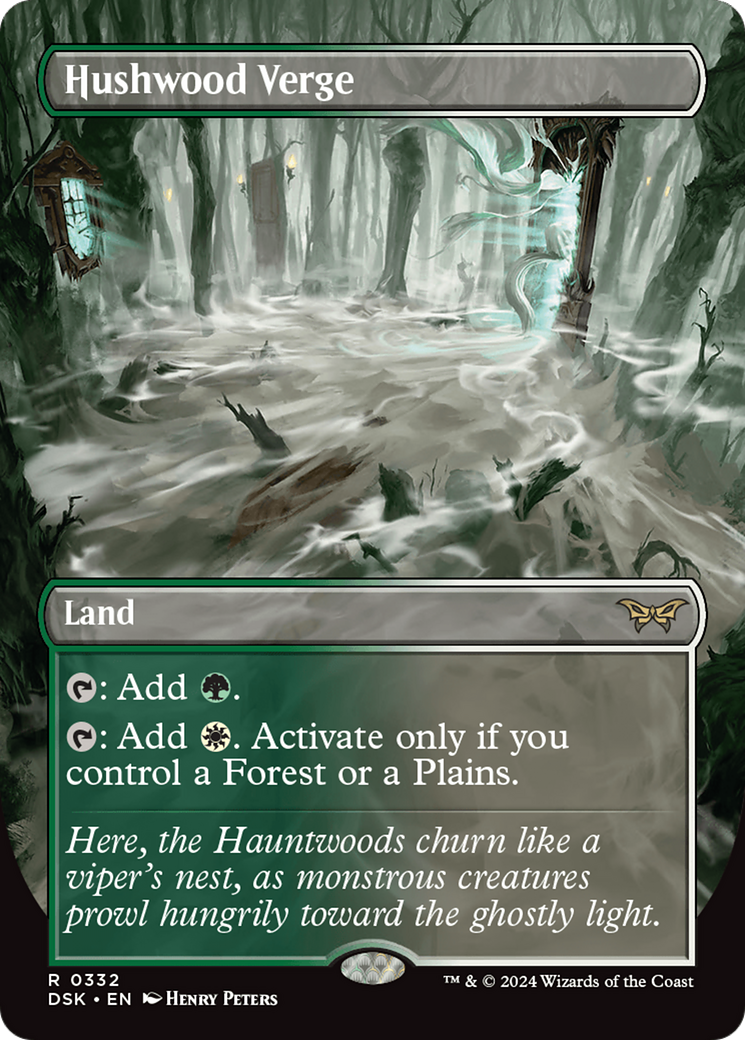 Image of Hushwood Verge (Borderless) [Duskmourn: House of Horror]