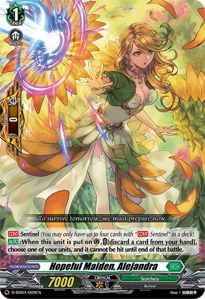Image of Hopeful Maiden, Alejandra (D-SD04/009EN) [Megumi Okura: Sylvan King]