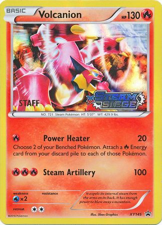 Image of Volcanion (XY145) (Staff) [XY: Black Star Promos]
