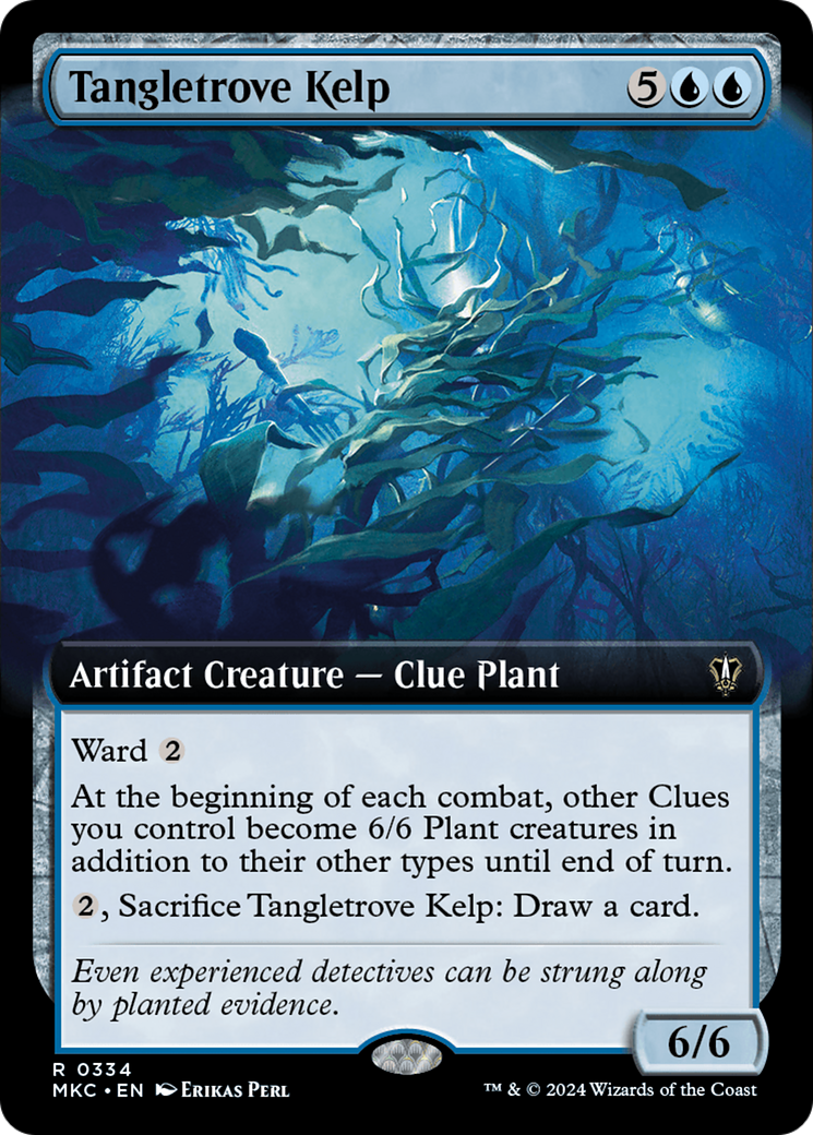 Image of Tangletrove Kelp (Extended Art) [Murders at Karlov Manor Commander]