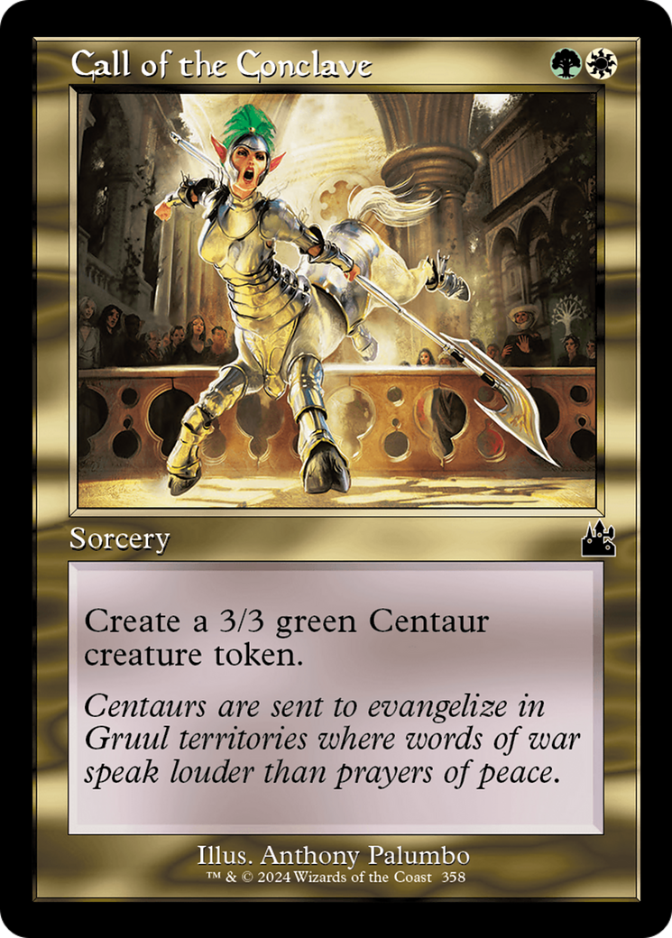 Image of Call of the Conclave (Retro Frame) [Ravnica Remastered]