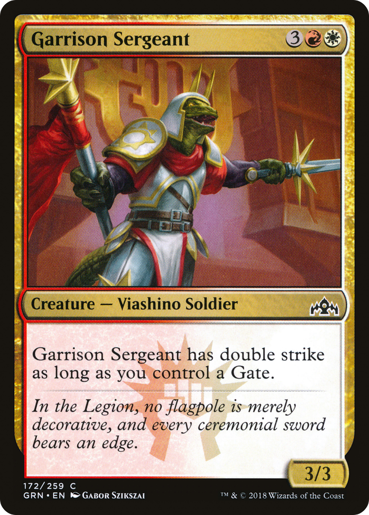 Image of Garrison Sergeant [Guilds of Ravnica]