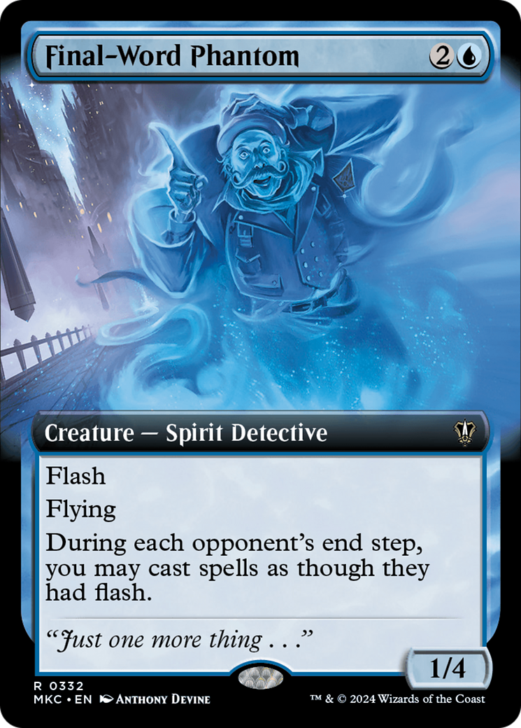 Image of Final-Word Phantom (Extended Art) [Murders at Karlov Manor Commander]