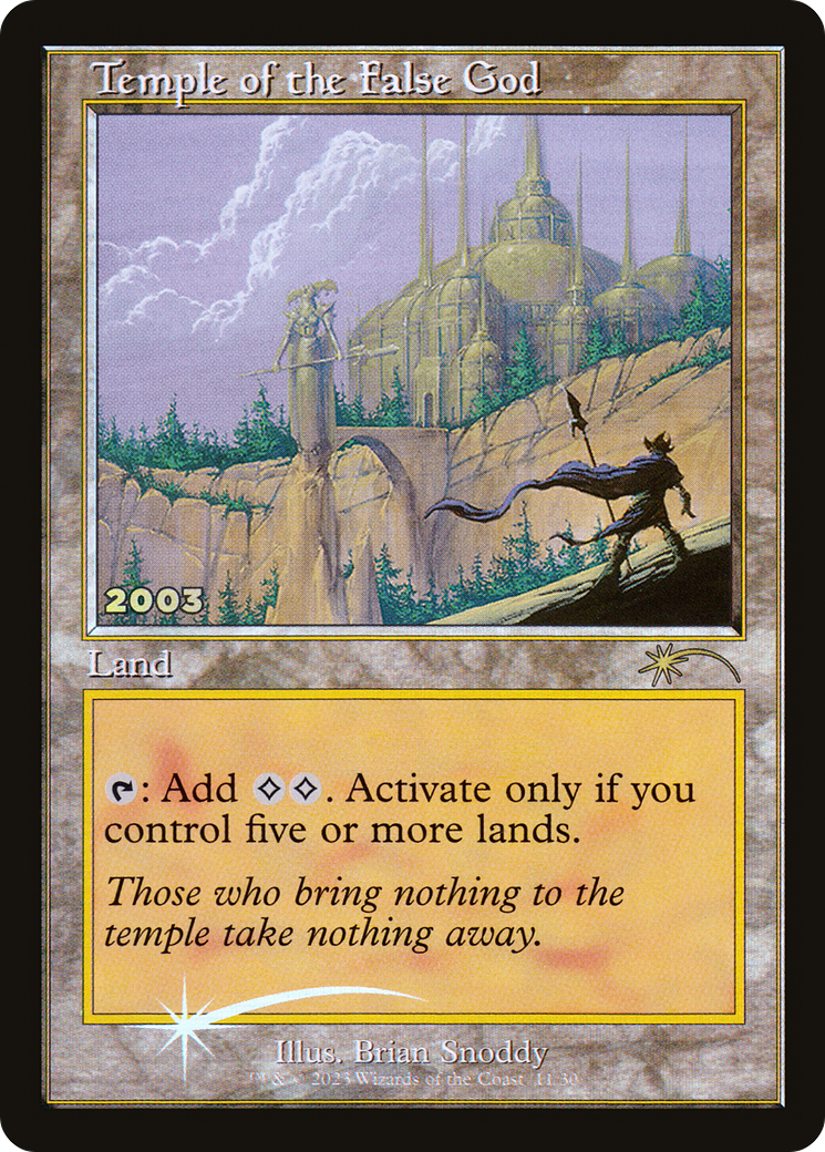 Image of Temple of the False God [30th Anniversary Promos]