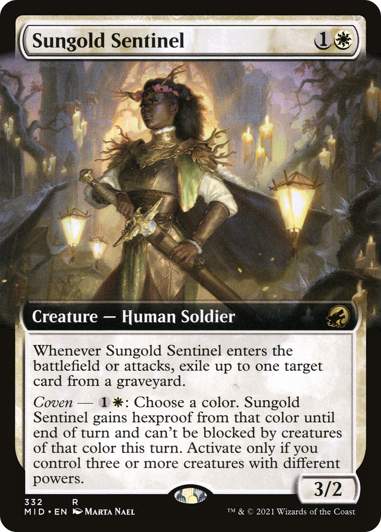 Image of Sungold Sentinel (Extended Art) [Innistrad: Midnight Hunt]