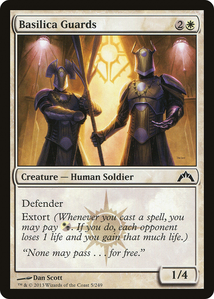 Image of Basilica Guards [Gatecrash]