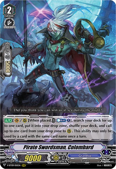 Image of Pirate Swordsman, Colombard (V-BT09/015EN) [Butterfly d'Moonlight]