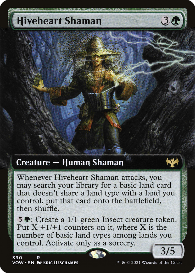 Image of Hiveheart Shaman (Extended Art) [Innistrad: Crimson Vow]