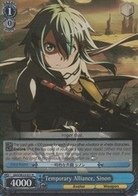 Image of Temporary Alliance, Sinon (SAO/SE23-E21 R) (Parallel Foil) [Sword Art Online II]