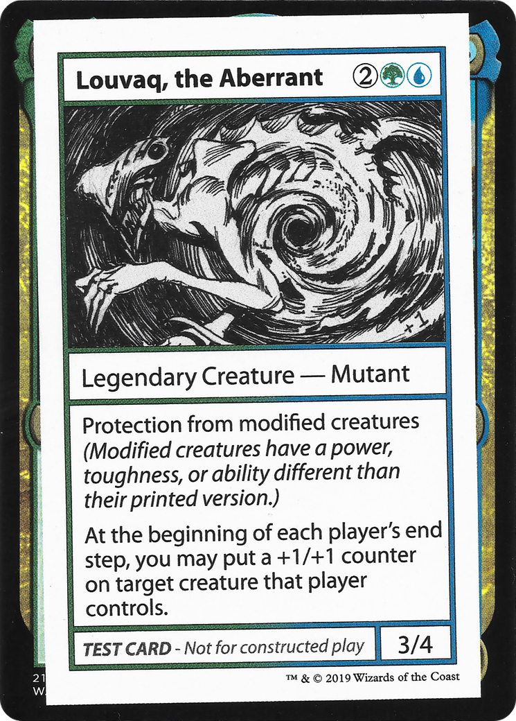 Image of Louvaq, the Aberrant (2021 Edition) [Mystery Booster Playtest Cards]