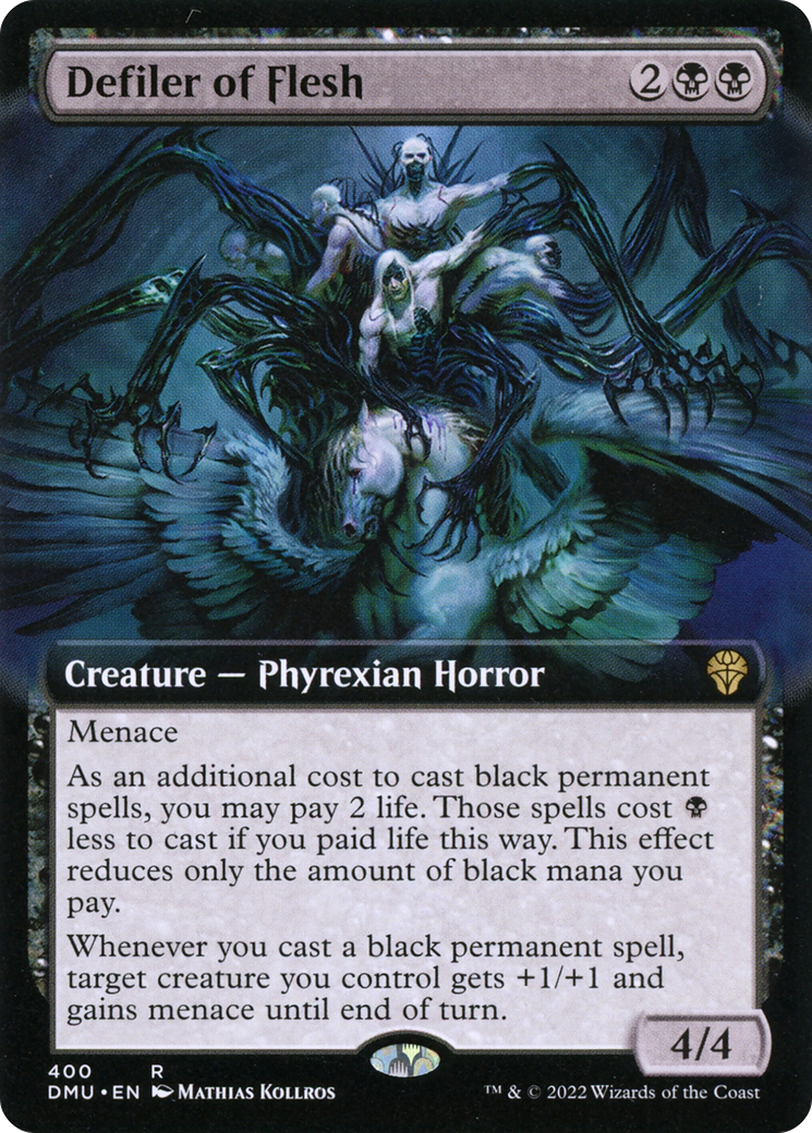 Image of Defiler of Flesh (Extended Art) [Dominaria United]