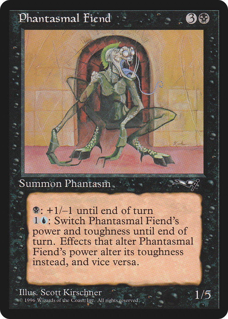 Image of Phantasmal Fiend (Standing) [Alliances]