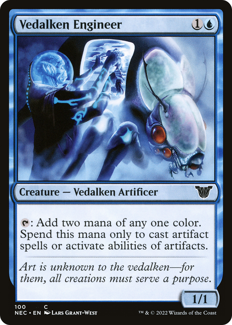 Image of Vedalken Engineer [Kamigawa: Neon Dynasty Commander]