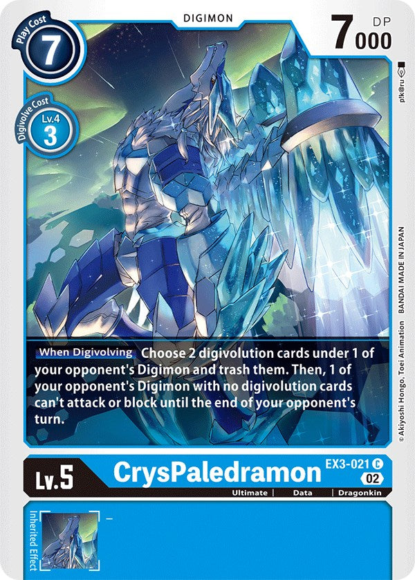 Image of CrysPaledramon [EX3-021] [Draconic Roar]