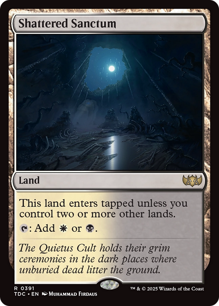Image of Shattered Sanctum [Tarkir: Dragonstorm Commander]