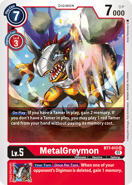 Image of MetalGreymon [BT7-013] [Next Adventure]