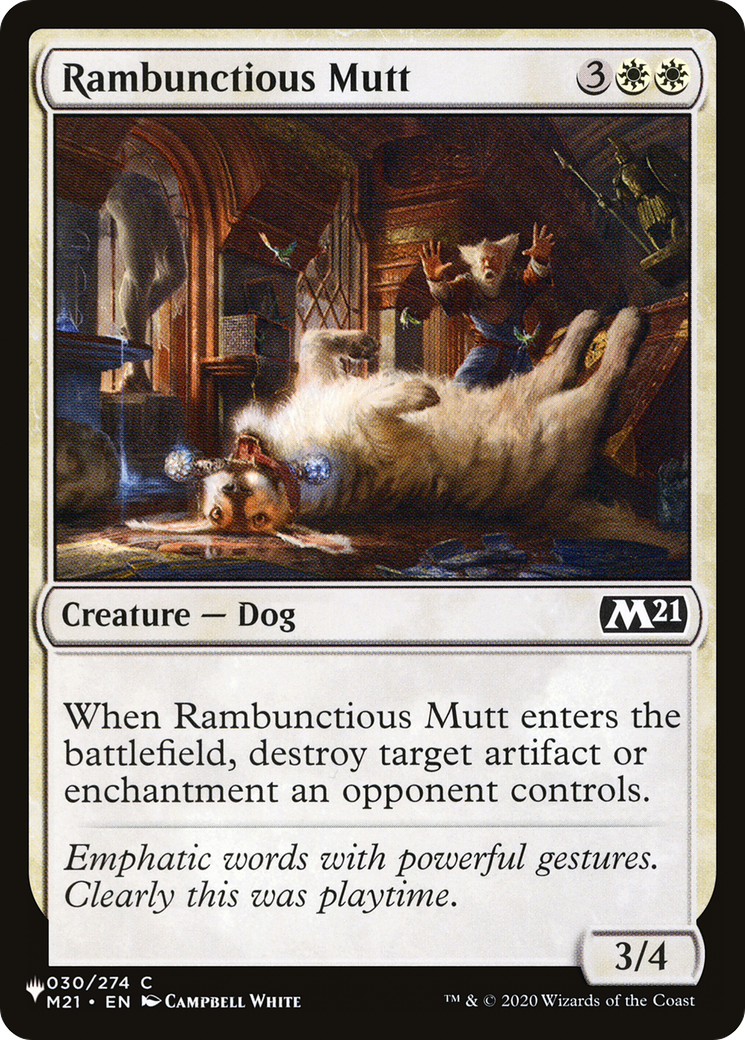 Image of Rambunctious Mutt [The List]