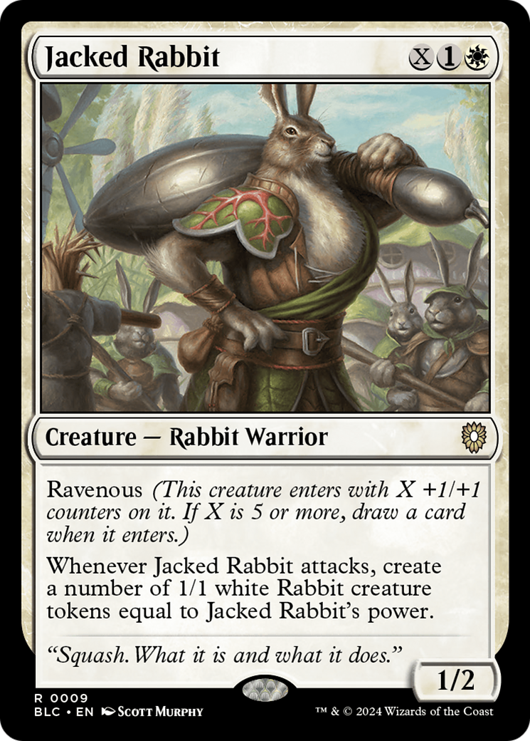 Image of Jacked Rabbit [Bloomburrow Commander]
