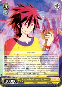 Image of Rebirthed World, Sora (NGL/S58-E004S SR) [No Game No Life]