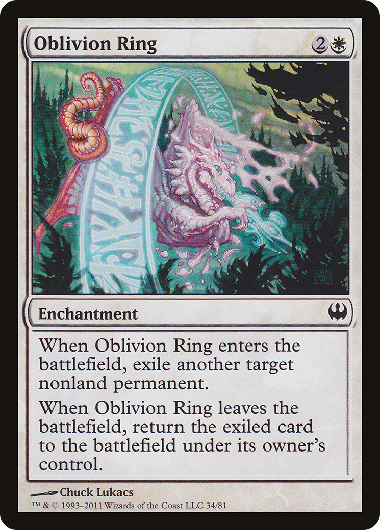 Image of Oblivion Ring [Duel Decks: Knights vs. Dragons]