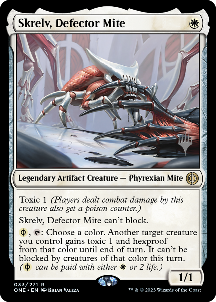 Image of Skrelv, Defector Mite (Promo Pack) [Phyrexia: All Will Be One Promos]