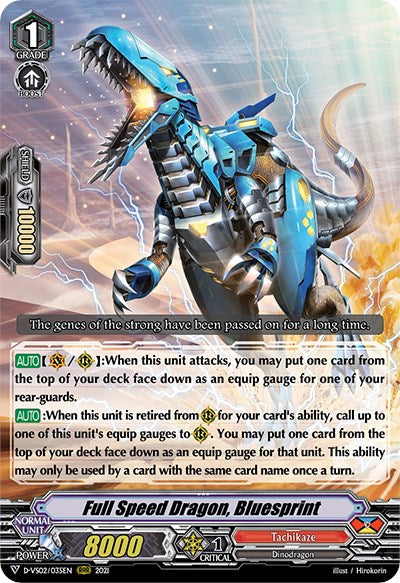 Image of Full Speed Dragon, Bluesprint (D-VS02/035EN) [V Clan Collection Vol.2]