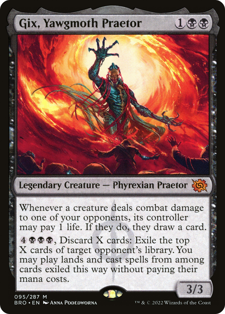 Image of Gix, Yawgmoth Praetor [The Brothers' War]