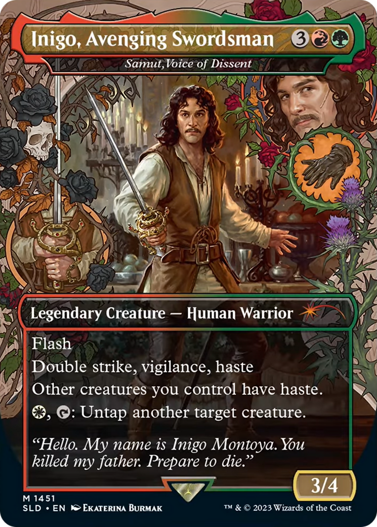 Image of Inigo, Avenging Swordsman - Samut, Voice of Dissent [Secret Lair Drop Series]