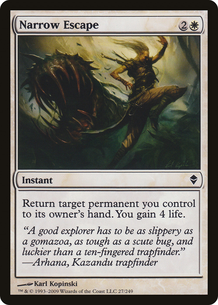 Image of Narrow Escape [Zendikar]