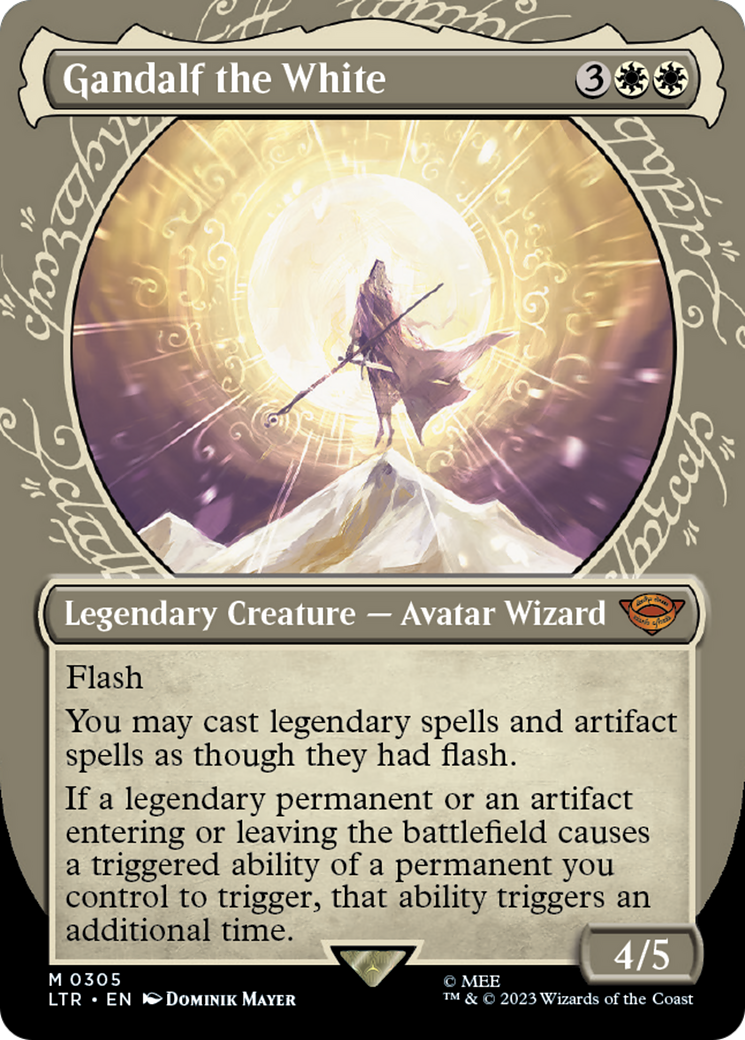 Image of Gandalf the White (Showcase Ring Frame) [The Lord of the Rings: Tales of Middle-Earth]