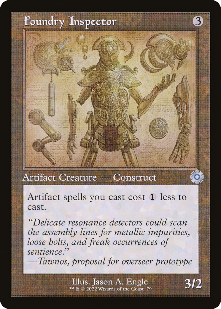 Image of Foundry Inspector (Retro Schematic) [The Brothers' War Retro Artifacts]