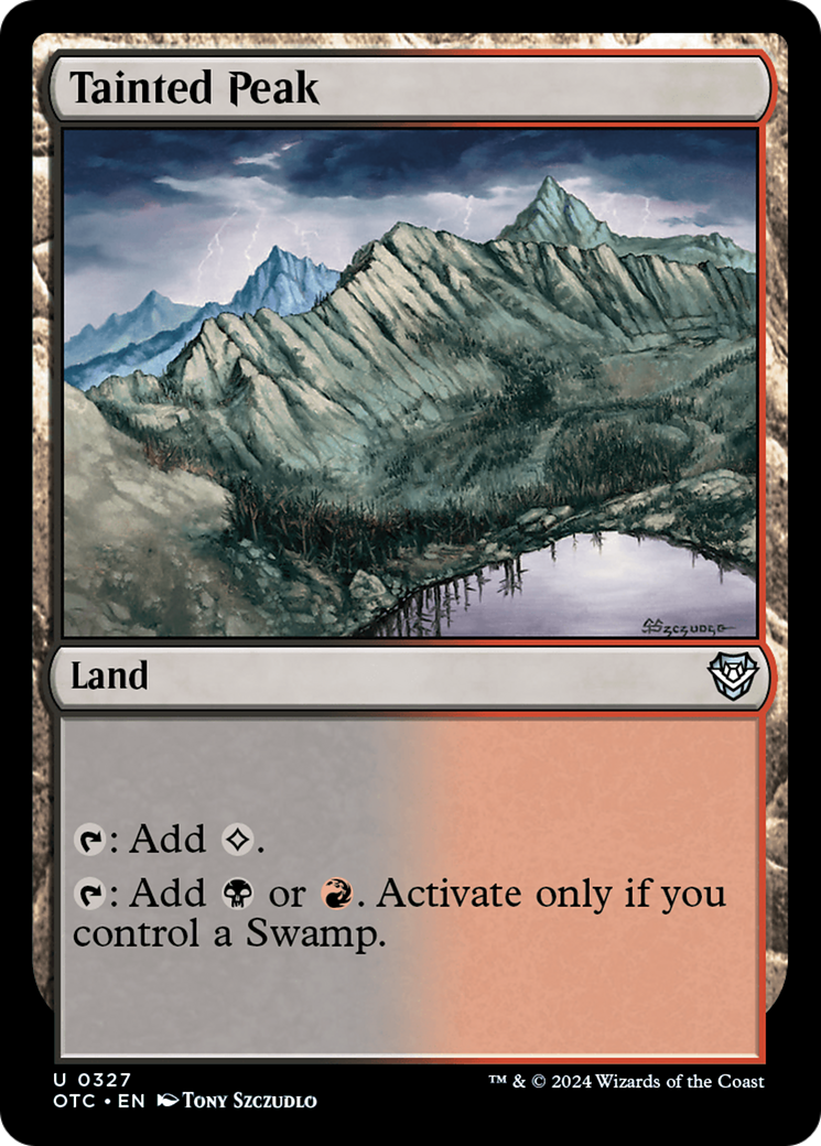 Image of Tainted Peak [Outlaws of Thunder Junction Commander]