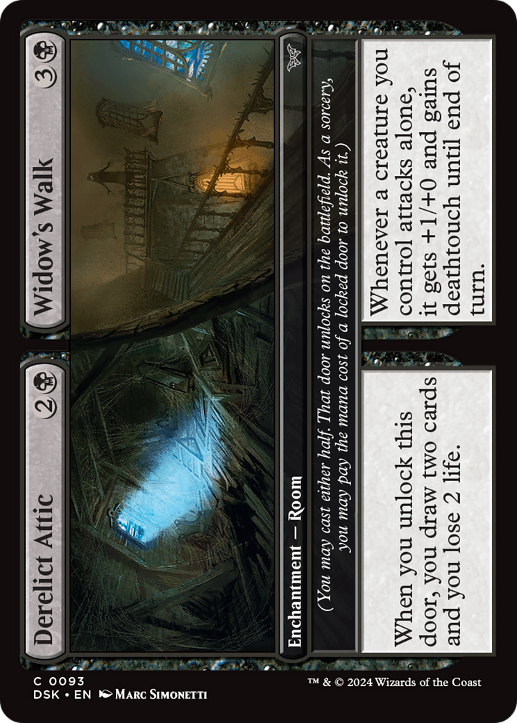 Image of Derelict Attic // Widow's Walk [Duskmourn: House of Horror]