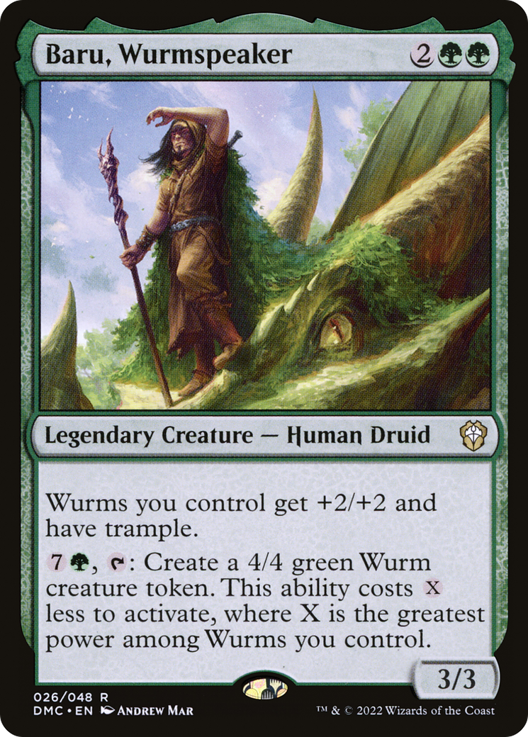Image of Baru, Wurmspeaker [Dominaria United Commander]