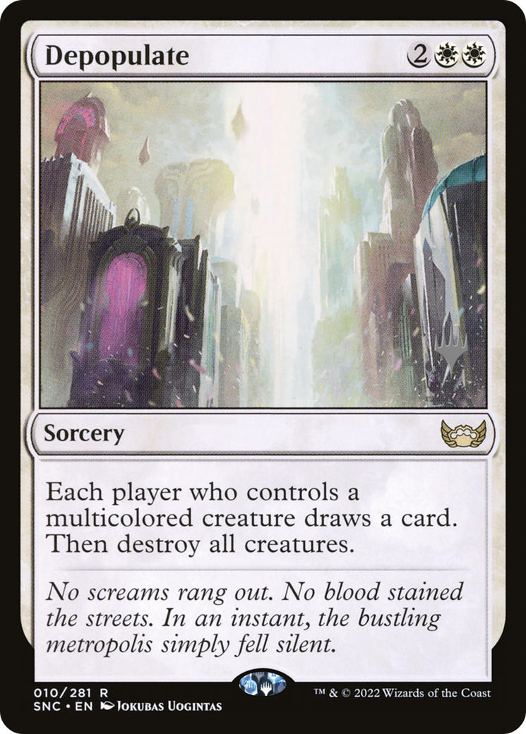 Image of Depopulate (Promo Pack) [Streets of New Capenna Promos]