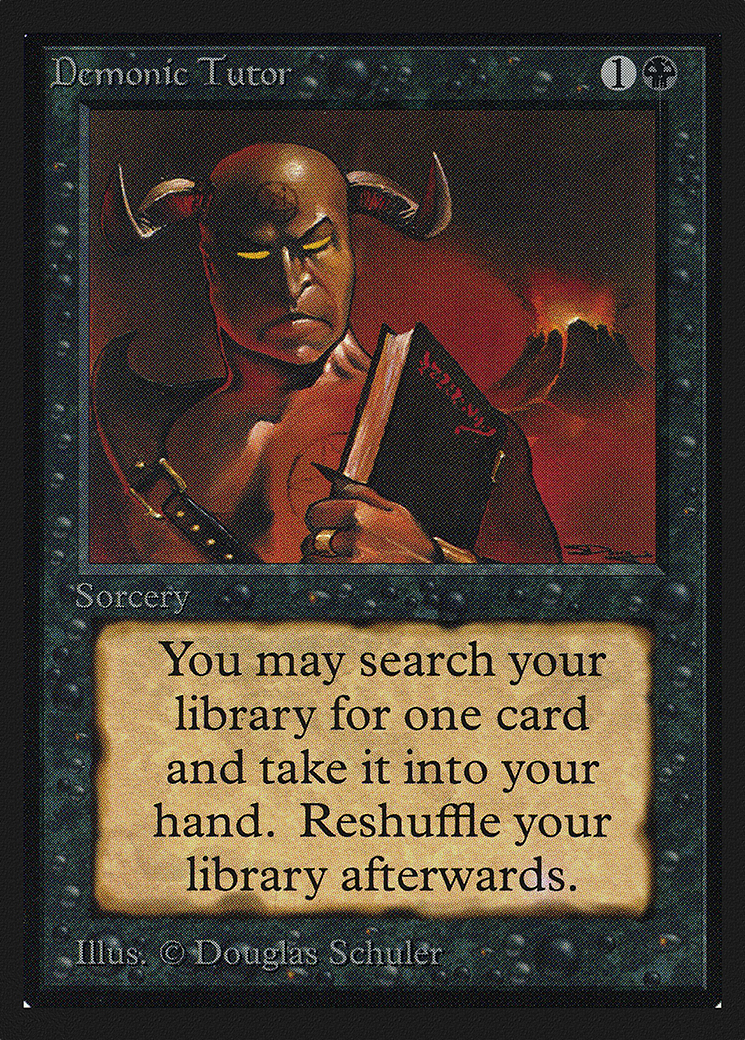 Image of Demonic Tutor [International Collectors' Edition]