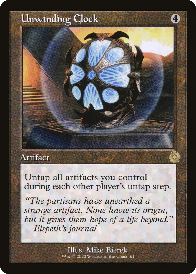 Image of Unwinding Clock (Retro) [The Brothers' War Retro Artifacts]